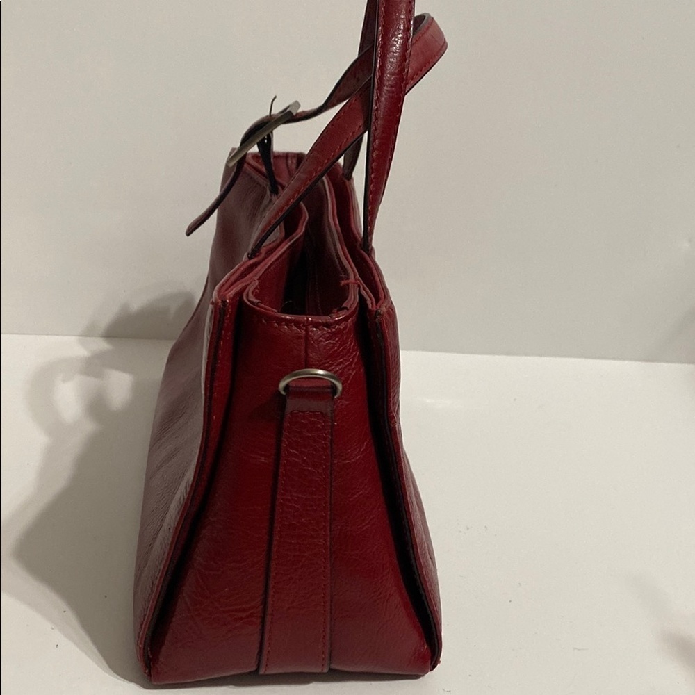 Wilsons Studio Pelle Burgundy Soft
Leather Elegant Leather Handbag - Picture 4 of 9